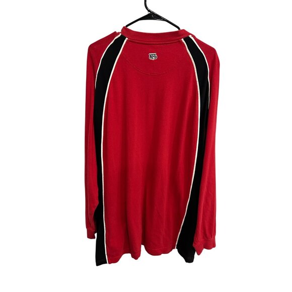 Tampa Bay Buccaneers Long Sleeve Red Black NFL Shirt 2XL VF Imagewear Cotton - Picture 2 of 9